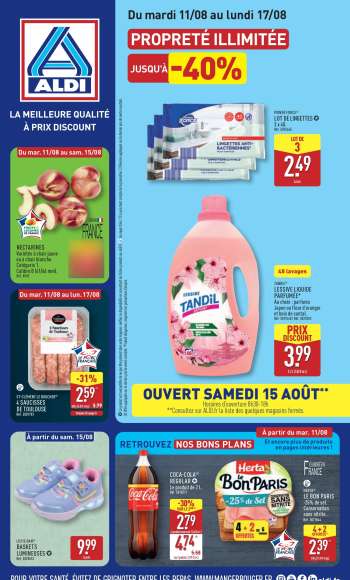 Catalogue ALDI - 11/08/2026 - 17/08/2026.