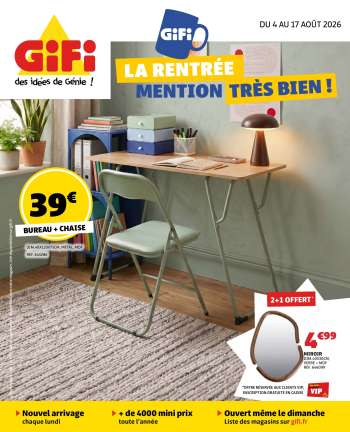 thumbnail - Catalogue GiFi - La rentrée mention très bien !