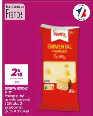 EMMENTAL FRANÇAIS NETTO