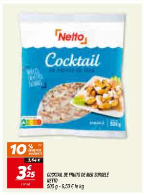 COCKTAIL DE FRUITS DE MER SURGELÉ