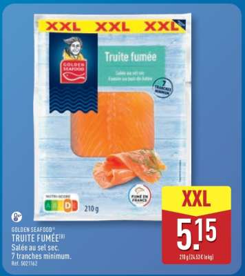 GOLDEN SEAFOOD® TRUITE FUMÉE