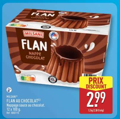 MILSANI Flan au chocolat