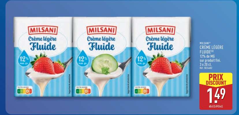 MILSANI CRÈME LÉGÈRE FLUIDE