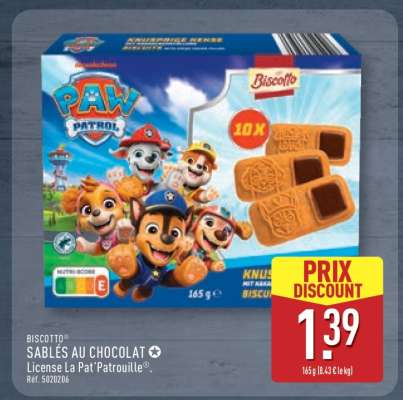 Biscotto Sablés au Chocolat