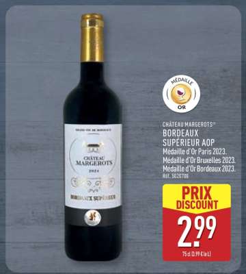 CHÂTEAU MARGEROTS BORDEAUX SUPÉRIEUR AOP