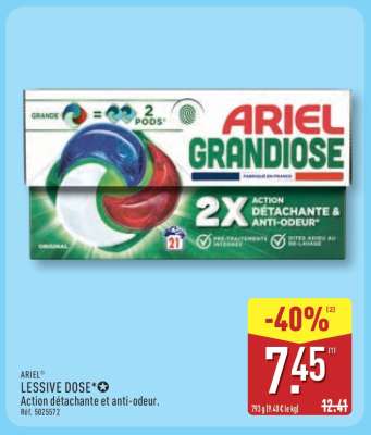 ARIEL LESSIVE DOSE