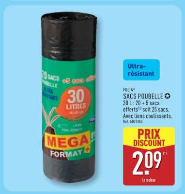 FOLIA SACS POUBELLE