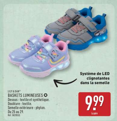 BASKETS LUMINEUSES