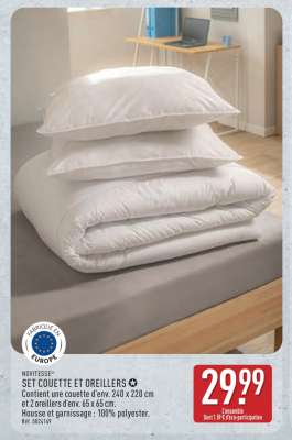 SET COUETTE ET OREILLERS