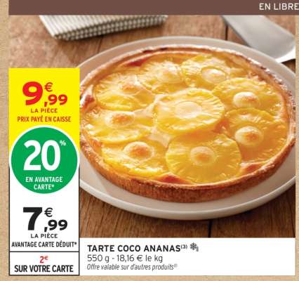TARTE COCO ANANAS