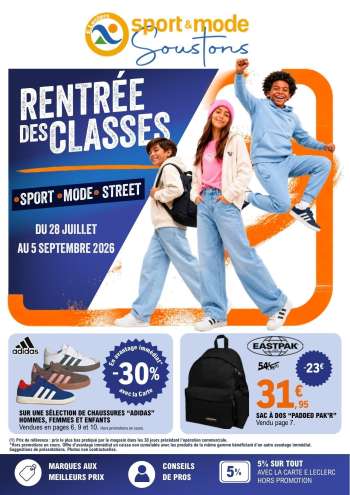Catalogue E.Leclerc - 30/07/2026 - 05/09/2026.