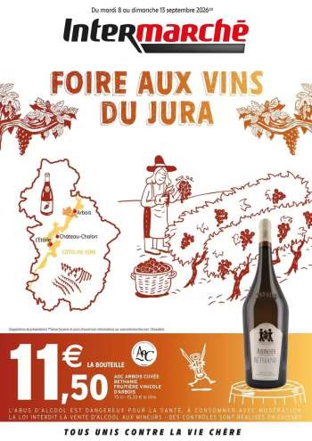 thumbnail - Catalogue Intermarché - Foire aux vins du jura