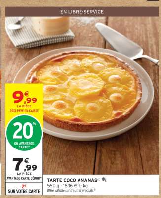 TARTE COCO ANANAS