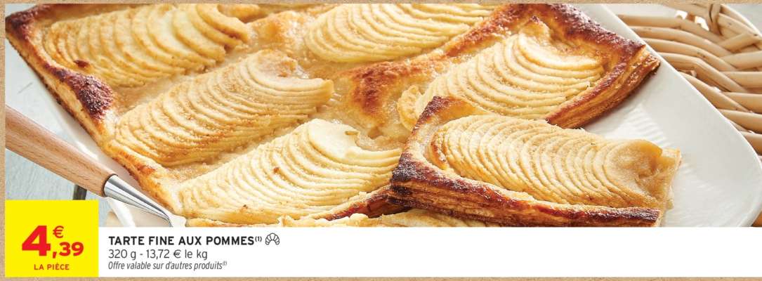 Tarte fine aux pommes
