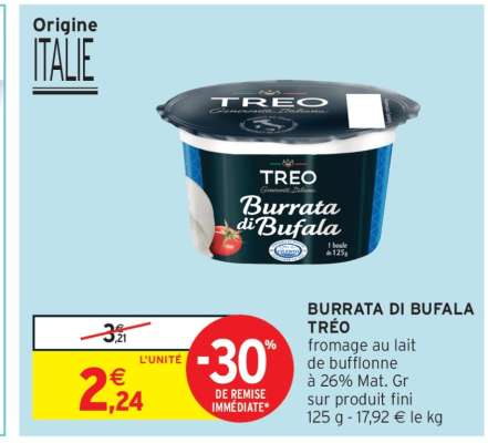 Burrata di Bufala TREO