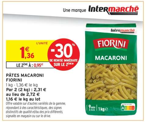 PÂTES MACARONI FIORINI