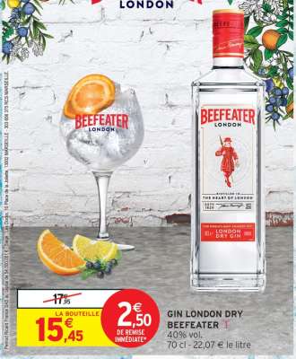 GIN LONDON DRY BEEFEATER
