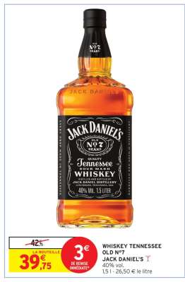 WHISKEY TENNESSEE OLD NO°7