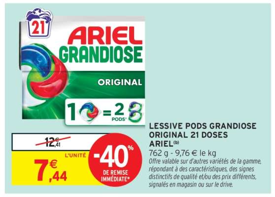Ariel Grandiose Original 21 Doses