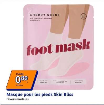 Masque pour les pieds Skin Bliss