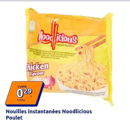 Nouilles instantanées Noodlicious Poulet
