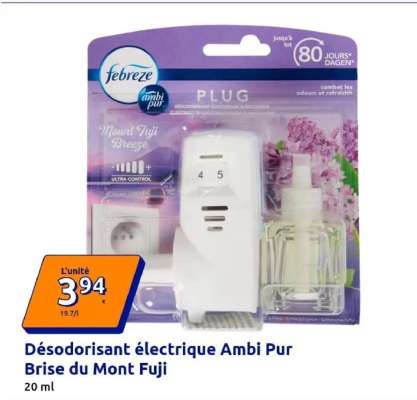 Désodorisant électrique Ambi Pur Brise du Mont Fuji