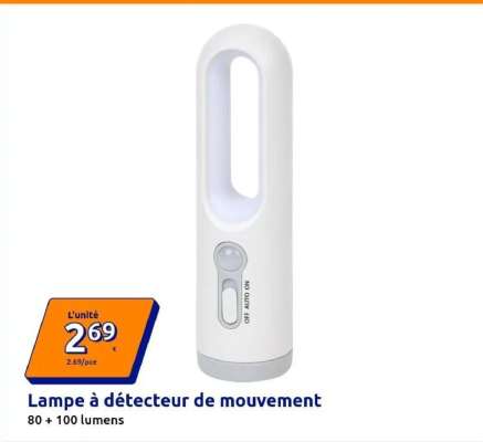 Lampe à détecteur de mouvement