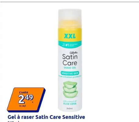 Gel à raser Satin Care Sensitive
