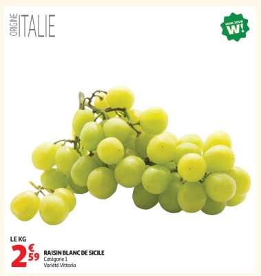 RAISIN BLANC DE SICILE