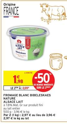 FROMAGE BLANC BIBELESKAES NATURE