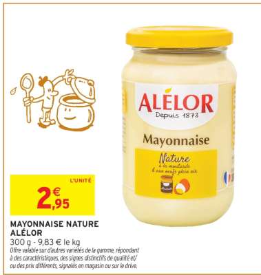 MAYONNAISE NATURE ALELOR