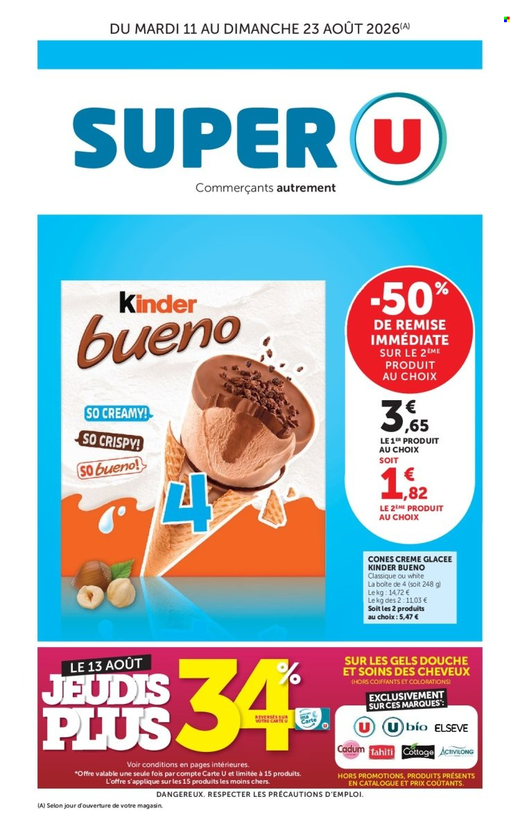 Catalogue SUPER U - 11/08/2026 - 23/08/2026. Page 1