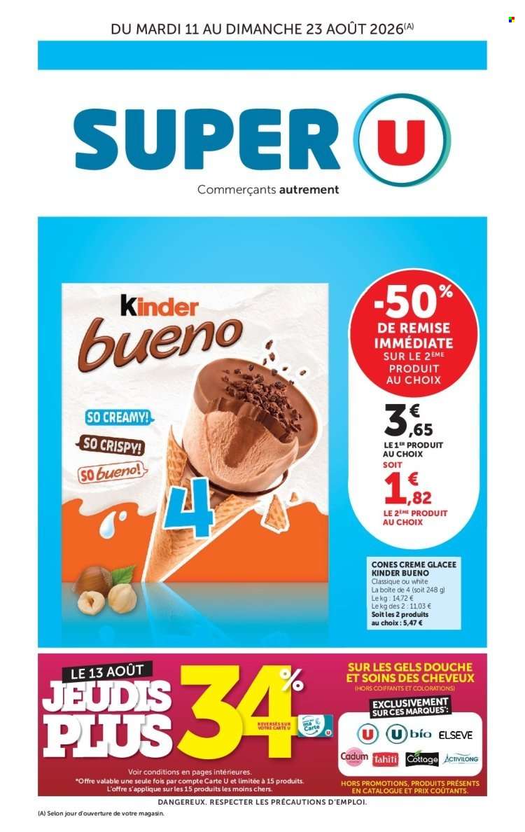 Catalogue SUPER U - 11/08/2026 - 23/08/2026.