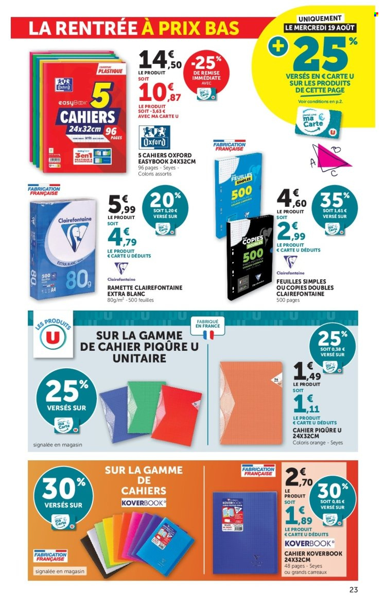 Catalogue SUPER U - 11/08/2026 - 30/08/2026. Page 23