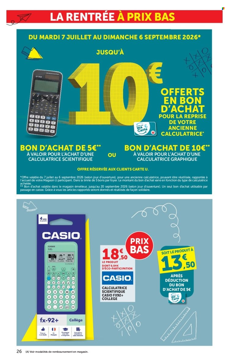 Catalogue SUPER U - 11/08/2026 - 30/08/2026. Page 26