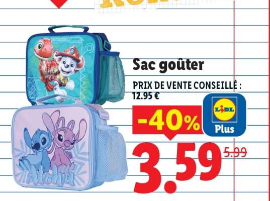 Sac goûter