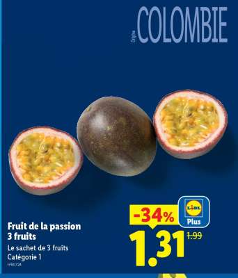 Fruit de la passion 3 fruits