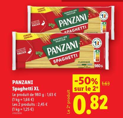 PANZANI Spaghetti XL