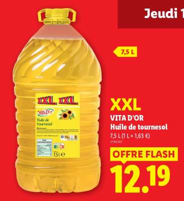 Vita D'or Huile de tournesol