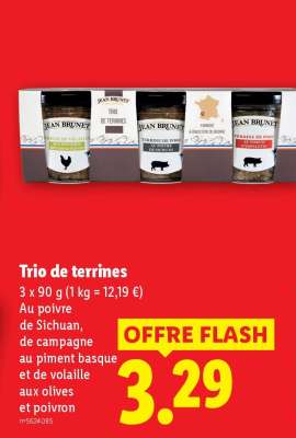 TRIO DE TERRINES