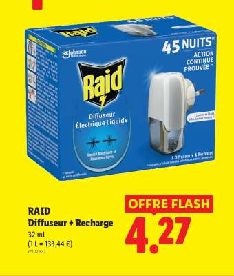 RAID Diffuseur + Recharge