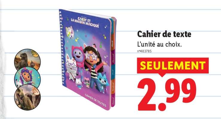 Cahier de texte
