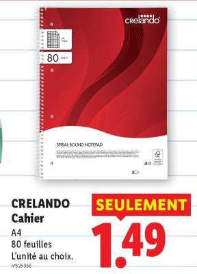 CRELANDO Cahier