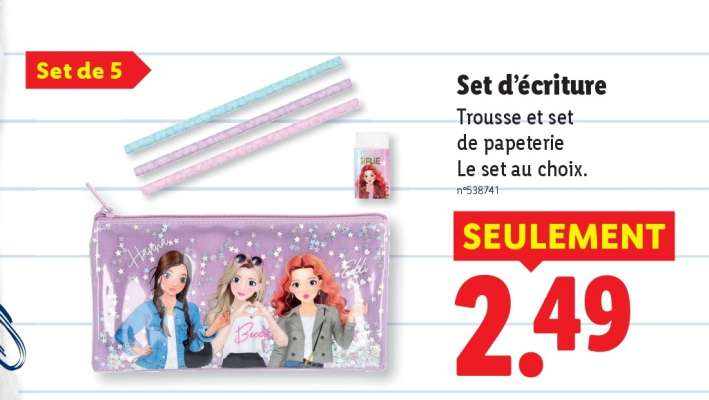 Set d'écriture