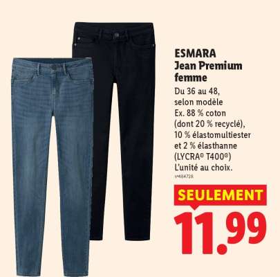 ESMARA Jean Premium femme