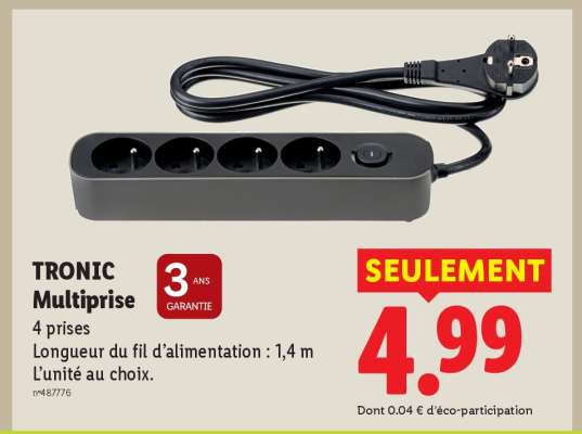TRONIC Multiprise