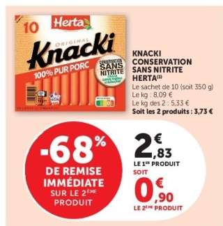 KNACKI CONSERVATION SANS NITRITE HERTA