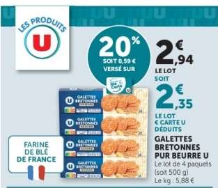 GALETTES BRETONNES PUR BEURRE U