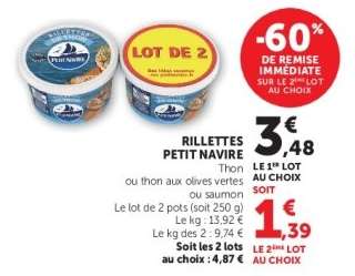 RILLETTES "PETIT NAVIRE"