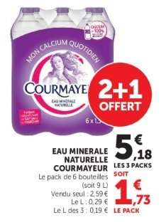 Eau Minérale Naturelle Courmayeur